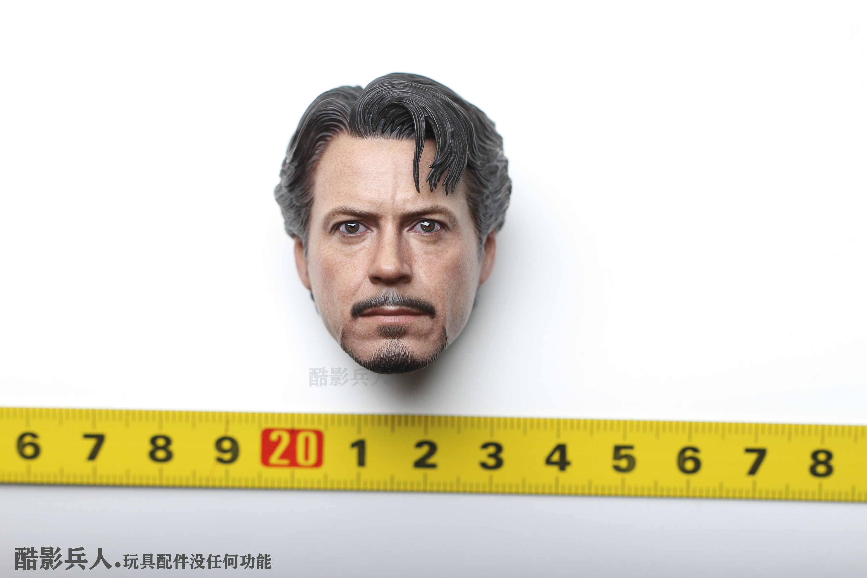 Hottoys HT 钢铁侠 机械试验 MMS582 托尼 再版 调试1.0 头雕