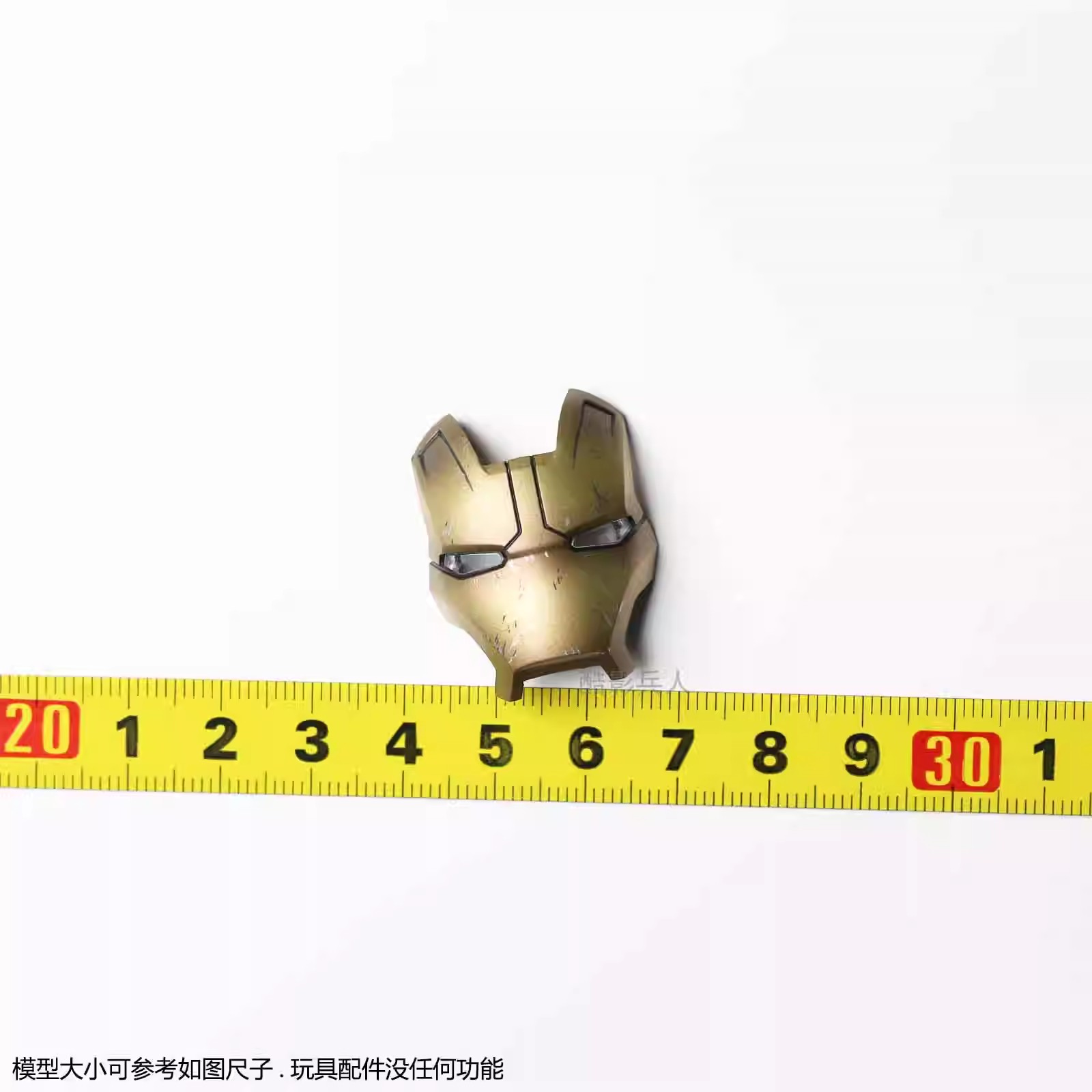 HT HOTTOYS 1/6 压铸合金 复仇者联盟 钢铁侠 面具 面罩 配件