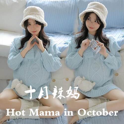 新款影楼孕妇拍照服装温馨家具风格孕妇写真艺术照摄影服装主题服