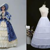 公主裙话剧影楼写真 宫廷裙英国中世纪复古礼服贵族舞台装 新款 欧式