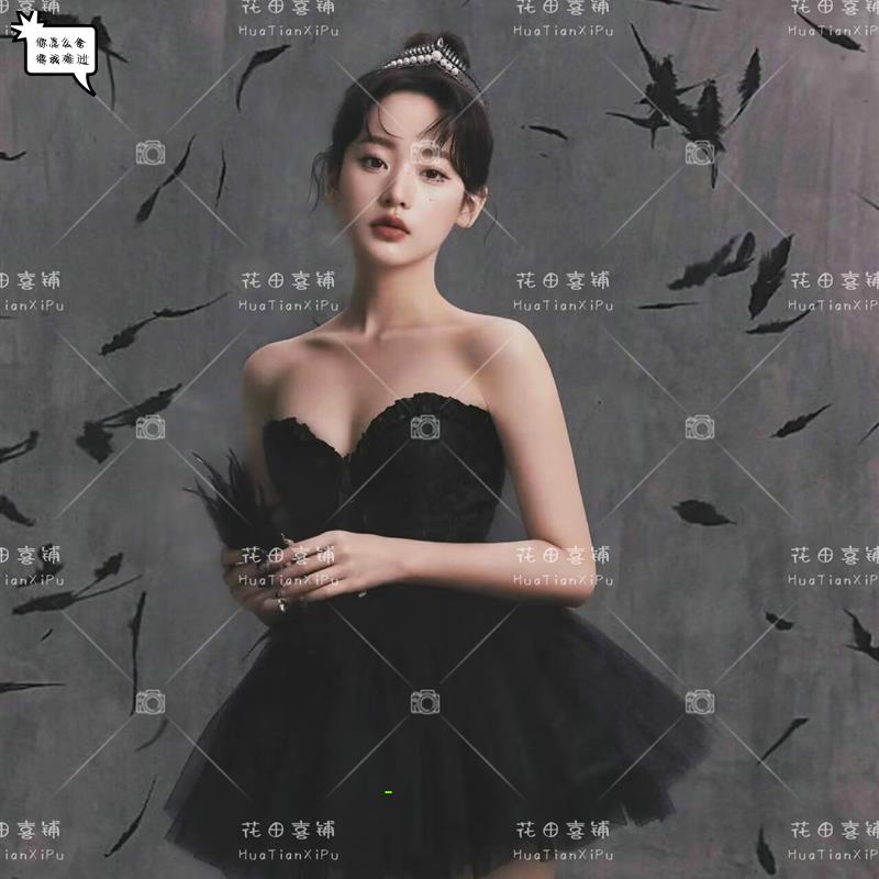 春日画报风少女写真服装影楼时尚甜美小清新氛围感艺术照摄影服饰