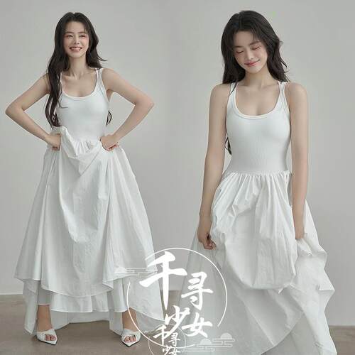 影楼新款小清新纯欲风少女性感私房肖像写真服装个人艺术照摄影服