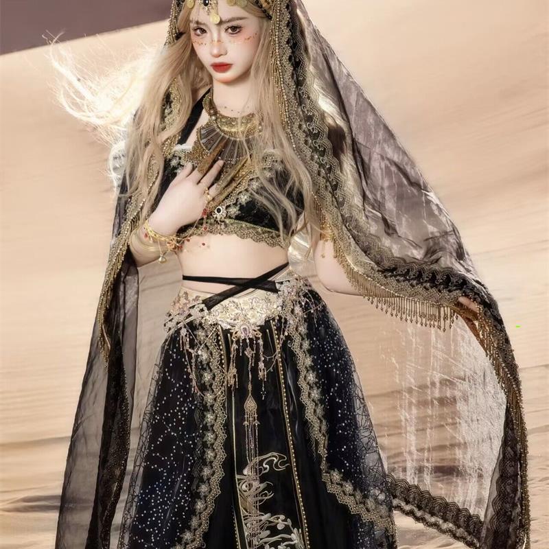 新款异域风情敦煌飞天汉服楼兰大漠公主西双版纳旅拍个人写真服装