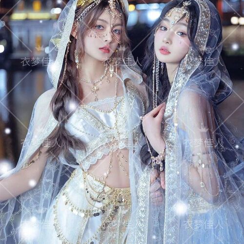 西域公主异域风情写真主题服装敦煌飞天汉服闺蜜旅拍摄影演出服饰