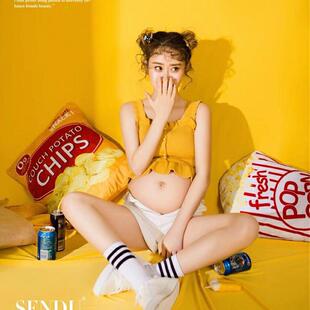 新款潮童模卡拍摄服装中大童走秀演出服套装影楼男童写真艺术照服