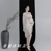清冷感孕妈咪艺术照写真主题服装 复古新中式 影楼主题孕妇服装 新款