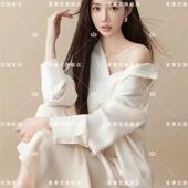 影楼个人肖像写真主题韩系高级感简约气质少女个人艺术照摄影服装