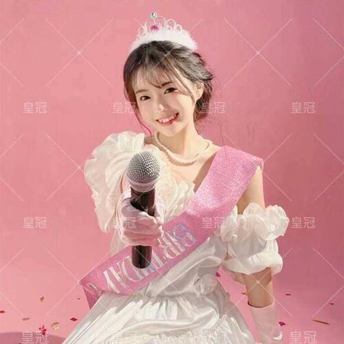 照相馆主题复古婚纱昭和少女写真礼服日系绶带公主风生日艺术照摄