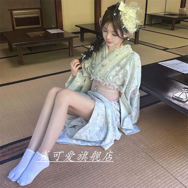 影楼新款和服浴衣改良女装日系连衣裙写真摄影拍照服装写真服饰