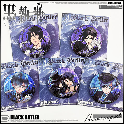 黑执事动漫周边双闪徽章