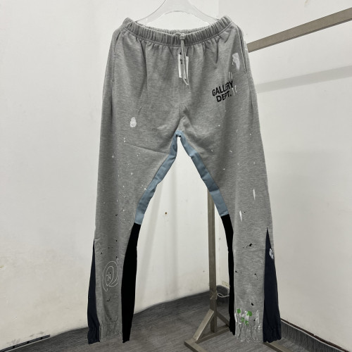 GalleryDept长款嘻哈泼墨卫裤