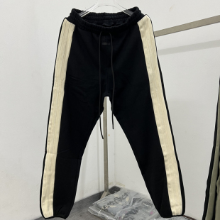 男女宽松加绒卫裤 GOD运动休闲长裤 潮 看细节FOG联名三条杠FEAR