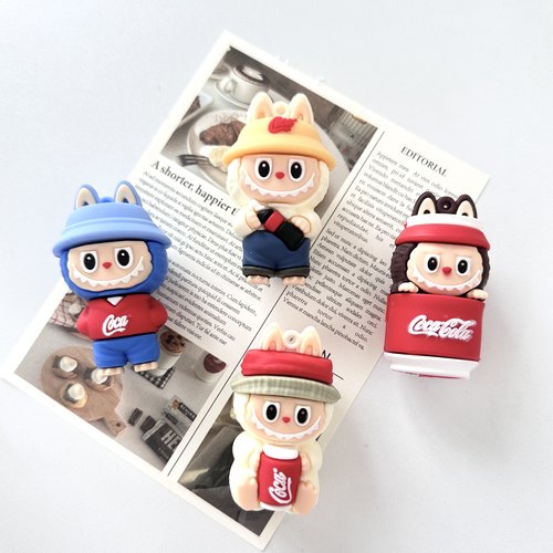 拉布布冰箱贴潮玩公仔