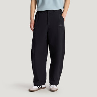 Adidas三叶草男子宽松休闲三条纹运动裤弯刀裤KY8311 KY8312