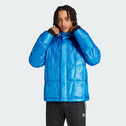 Adidas阿迪达斯三叶草男女运动羽绒服秋冬新款外套面包服IR7130