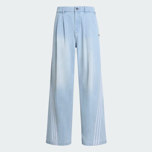Adidas 阿迪达斯三叶草男子 DENIM JEANS 牛仔运动裤KX4822