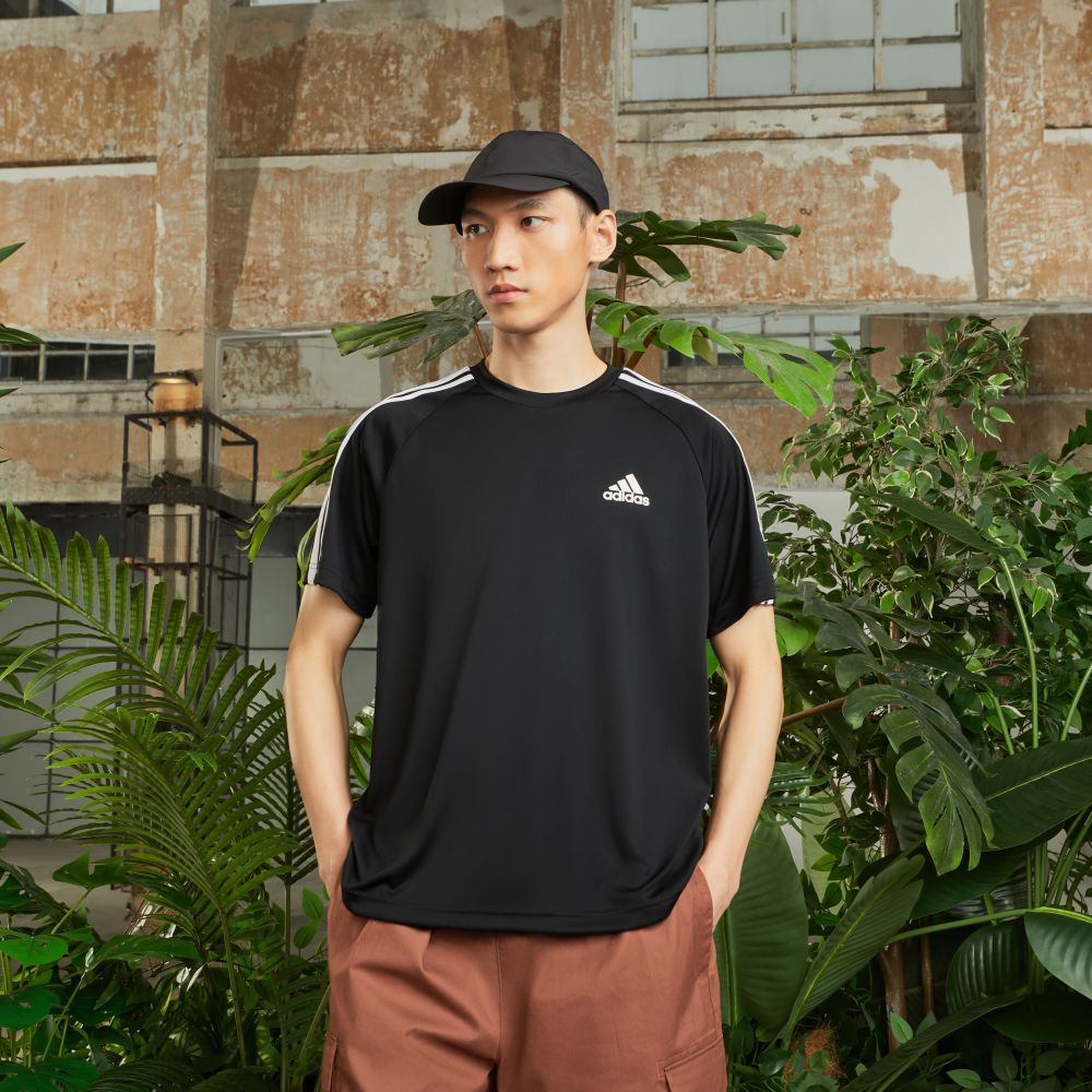 Adidas/阿迪达斯M SERENO 3S T 插肩袖运动休闲短袖圆领T恤H28925