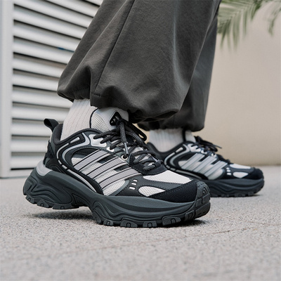 Adidas/阿迪达斯正品男女稳定缓震回弹厚底复古舒适老爹鞋JR0040