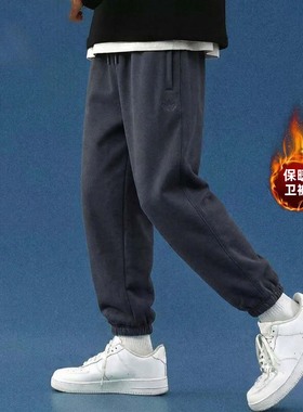 Adidas阿迪达斯三叶草男款运动长裤休闲束脚宽松透气裤子HK2866