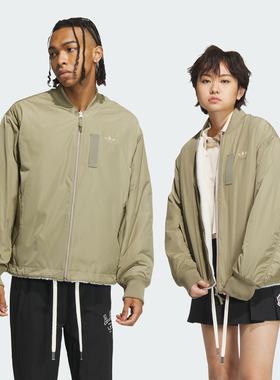 Adidas/阿迪达斯正品三叶草男女时尚双面穿休闲运动外套IN0990