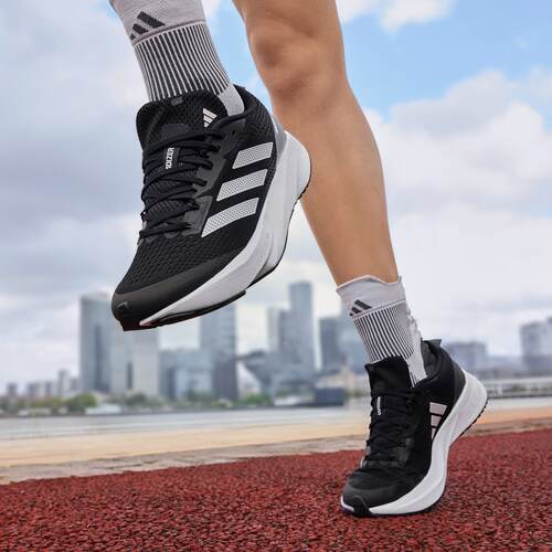 adidas阿迪达斯女超轻稳定回弹训练备赛专业竞速跑步运动鞋HQ1342
