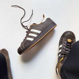 阿迪达斯adidas三叶草SUPERSTAR 贝壳头板鞋 运动鞋 II复古做旧经典