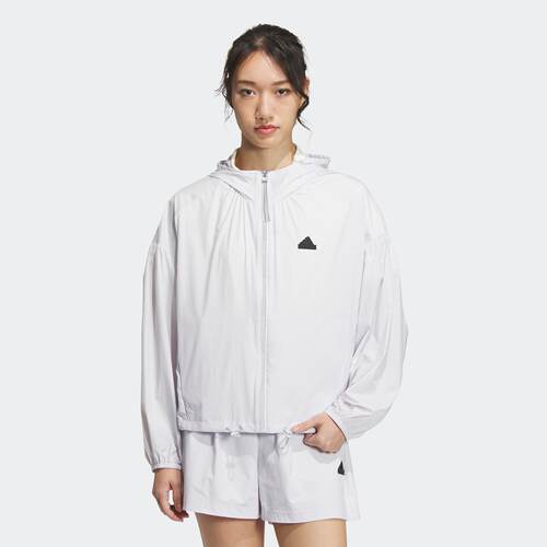 Adidas/阿迪达斯正品女士运动休闲连帽夹克外套IM8835