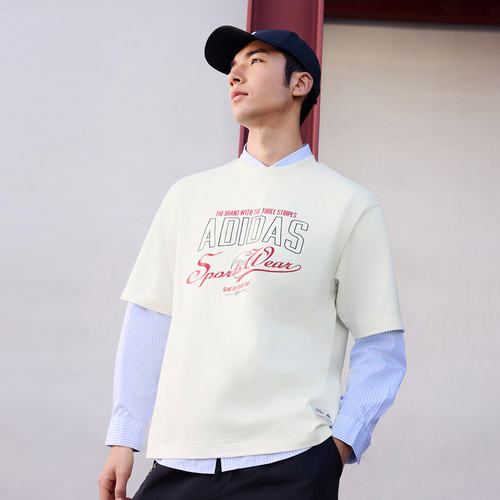 adidas阿迪达斯男子MS ROUND NECK T 运动休闲短袖圆领T恤JN9472