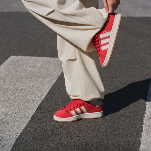 Adidas三叶草女子CAMPUS 00S W 面包鞋经典复古运动板鞋JQ5805