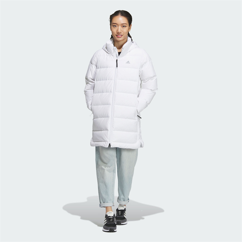 Adidas/阿迪达斯正品女子运动休闲600蓬连帽鸭绒羽绒服IL8936