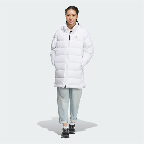 Adidas/阿迪达斯正品女子运动休闲600蓬连帽鸭绒羽绒服IL8936