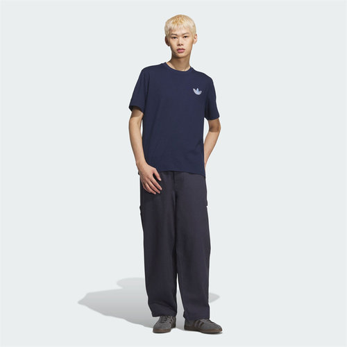 Adidas/阿迪达斯男女同款休闲运动短袖T恤KC3120  KC3121 KC3122