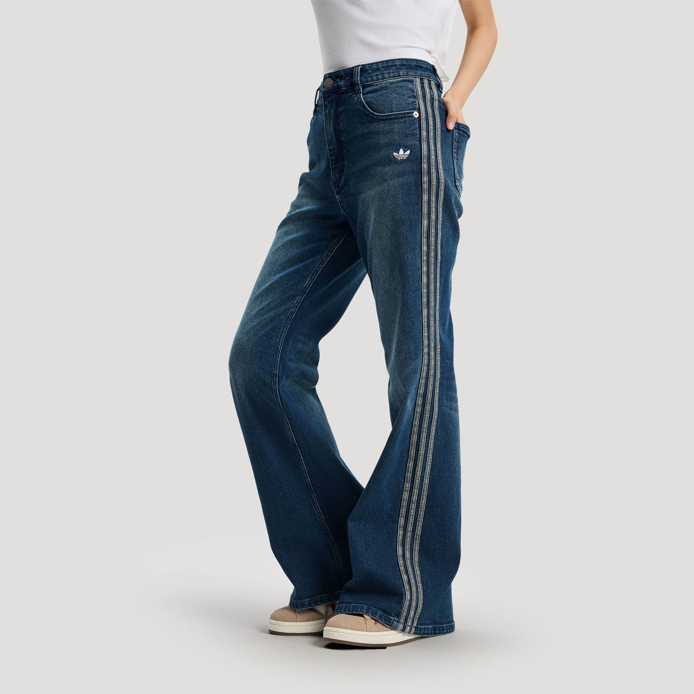 Adidas三叶草26年马年新年款欧阳娜娜同款牛仔裤KT3173 KT3174,运动服/休闲服装,运动长裤,淘宝优惠券,粉丝福利购,淘宝优惠卷