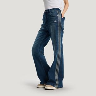 Adidas三叶草26年马年新年款欧阳娜娜同款牛仔裤KT3173 KT3174