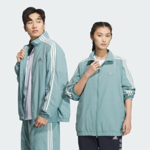 Adidas阿迪达斯正品男女舒适立领运动休闲夹克外套JI6648