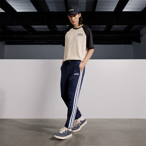 Adidas/阿迪达斯 V E 3S PNT SJ 情侣款运动休闲裤KB0785