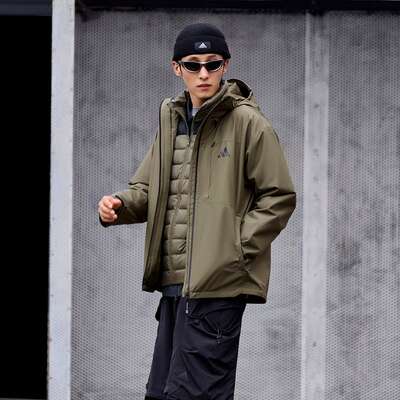 Adidas/阿迪达斯男女三合一鹅绒内胆冲锋衣JM9136 JM9137JM9138