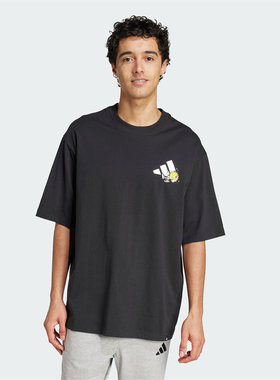断码特卖Adidas/阿迪达斯男款女款运动休闲宽松短袖T恤JZ3256