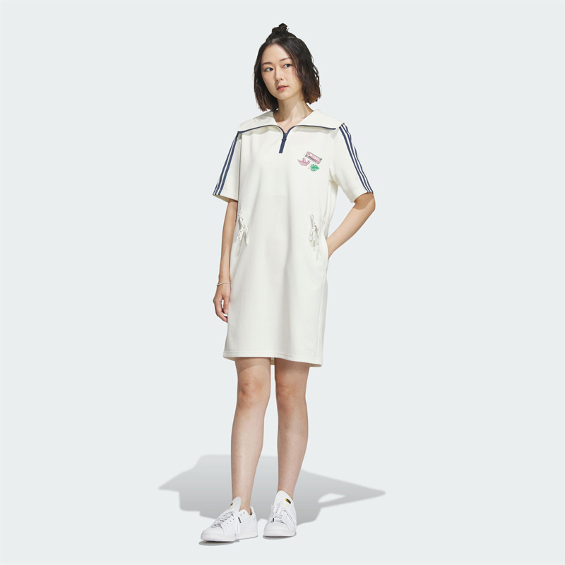 断码特卖Adidas/阿迪达斯正品女子休闲运动连衣裙IW6304