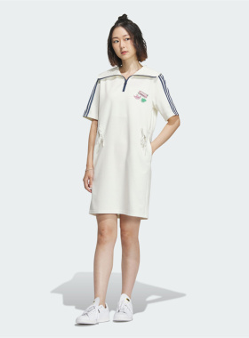 断码特卖Adidas/阿迪达斯正品女子休闲运动连衣裙IW6304