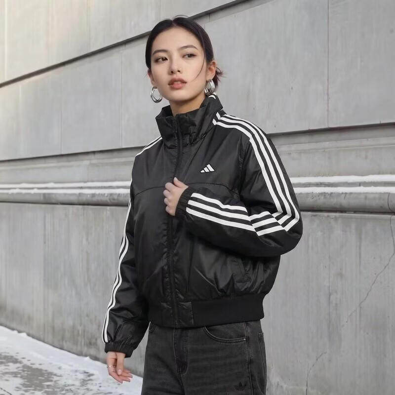 Adidas/阿迪达斯正品棉衣女2026秋冬新款运动上衣保暖棉服KW4746