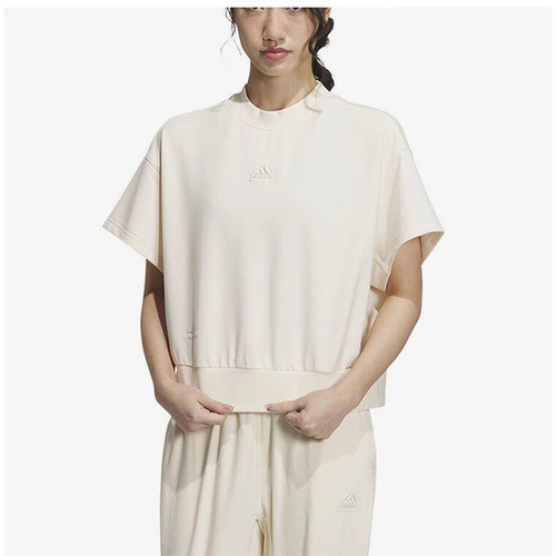 didas/阿迪达斯夏季新款女士宽松圆领休闲运动T恤IM8868