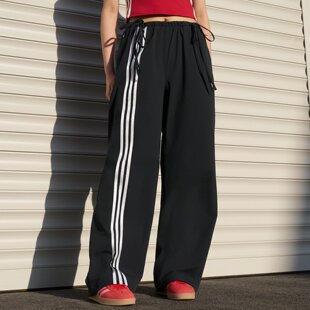 Adidas三叶草女子RIBBON PANT 休闲缎带运动裤KY5688