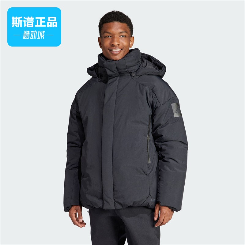 Adidas/阿迪达斯MYSHELTER CR男子户外运动休闲连帽羽绒服IK3118