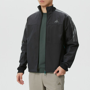Adidas阿迪达斯男士立领运动夹克透气休闲外套KR0932