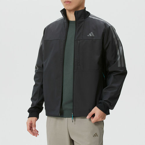Adidas阿迪达斯男士立领运动夹克透气休闲外套KR0932