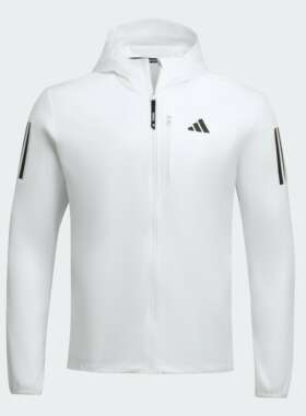 adidas阿迪达斯OTR B JKT男子跑步运动上衣连帽夹克外套IK7433