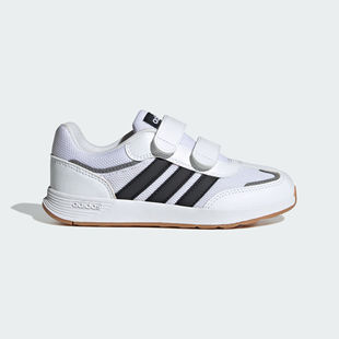 Adidas阿迪达斯男童「T头鞋」魔术贴运动休闲鞋JQ4765