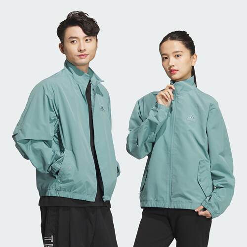 Adidas/阿迪达斯正品男女外套运动休闲宽松夹克外套JI6658