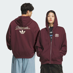 断码特卖Adidas阿迪达斯正品男女休闲运动连帽夹克外套KG8509